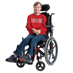 NHL Red Washington Capitals G-III Sports by Carl Banks Adaptive Mesh Effect Long Sleeve T-Shirt