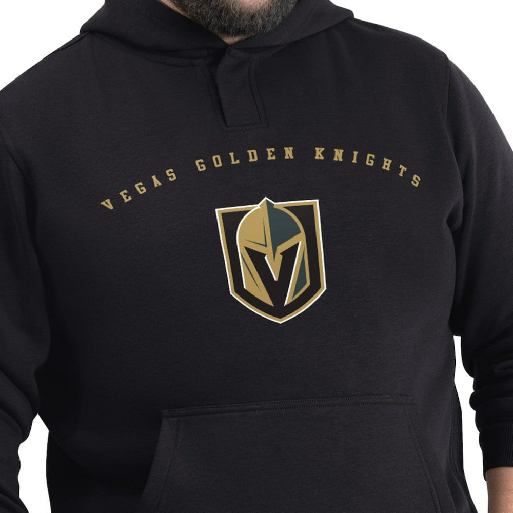 NHL Black Vegas Golden Knights G-III Sports by Carl Banks Adaptive Classic Team Arc Fleece Hoodie