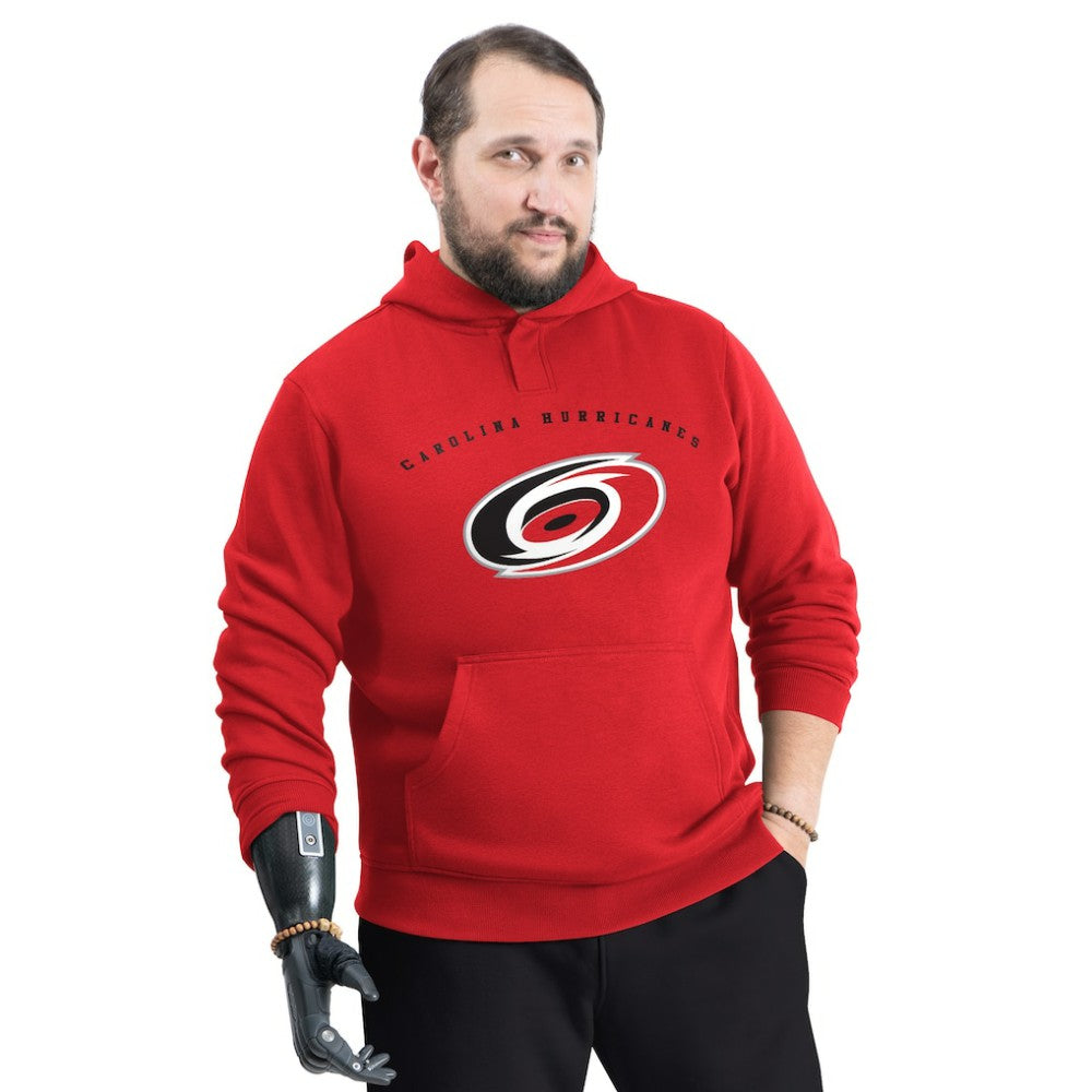 NHL Red Carolina Hurricanes G-III Sports by Carl Banks Adaptive Classic Team Arc Fleece Hoodie