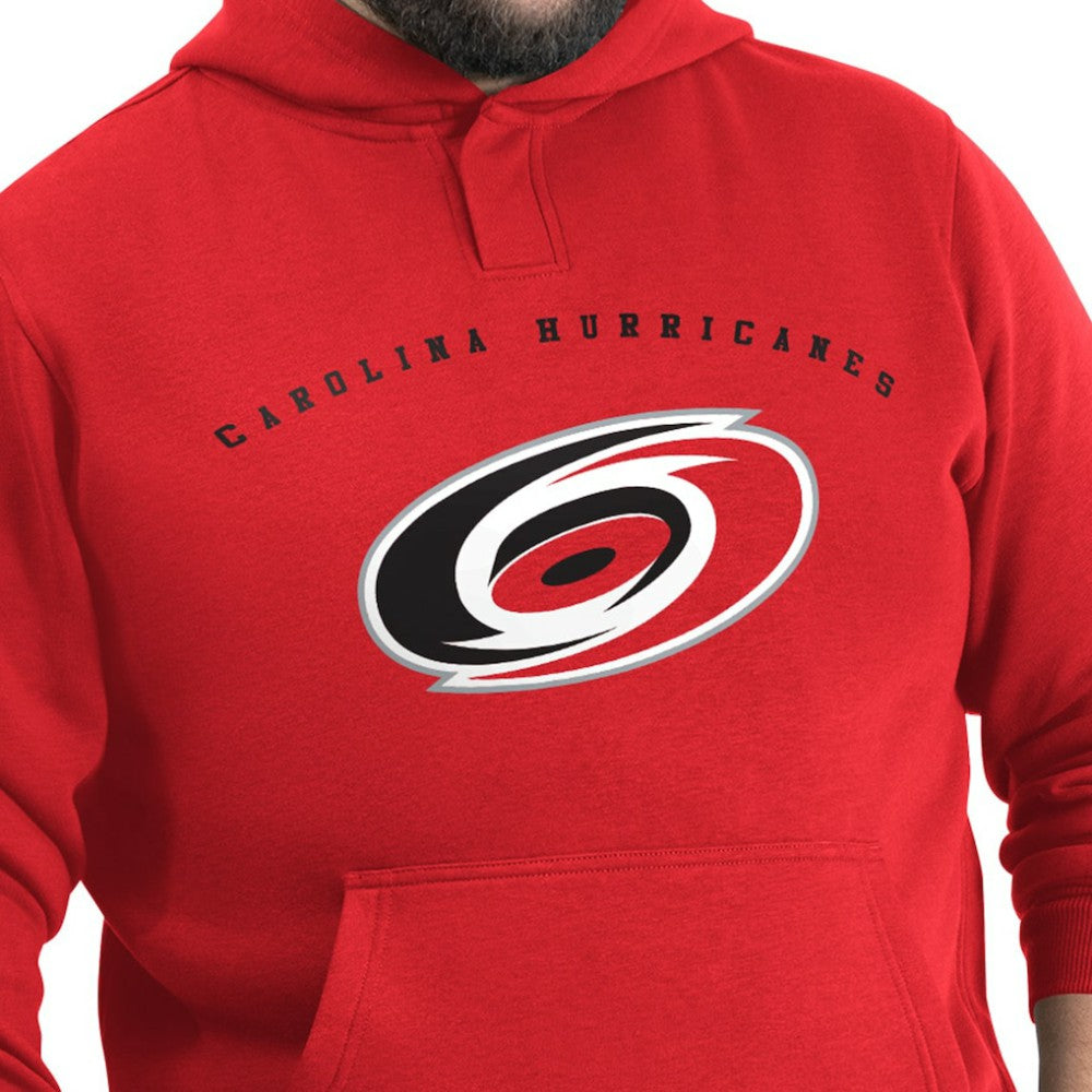 NHL Red Carolina Hurricanes G-III Sports by Carl Banks Adaptive Classic Team Arc Fleece Hoodie