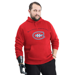 NHL Red Montreal Canadiens G-III Sports by Carl Banks Adaptive Classic Team Arc Fleece Hoodie