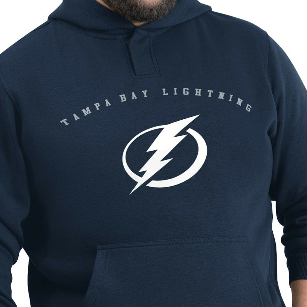 NHL Navy Tampa Bay Lightning G-III Sports by Carl Banks Adaptive Classic Team Arc Fleece Hoodie