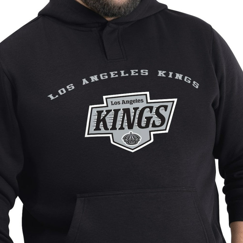 NHL Black Los Angeles Kings G-III Sports by Carl Banks Adaptive Classic Team Arc Fleece Hoodie