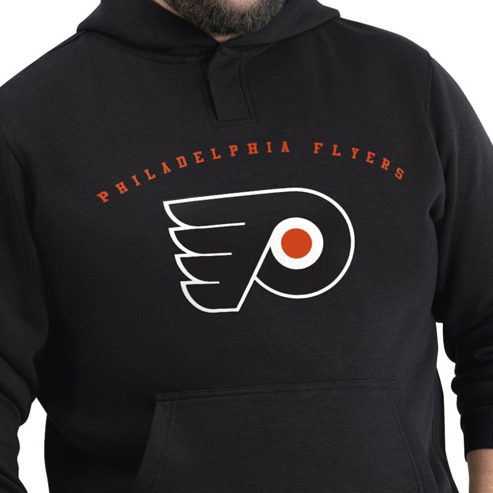 NHL Black Philadelphia Flyers G-III Sports by Carl Banks Adaptive Classic Team Arc Fleece Hoodie