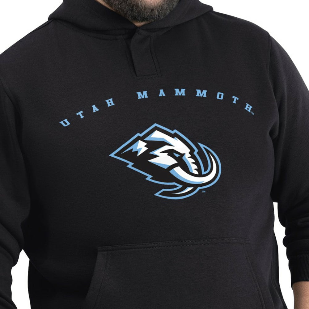 NHL Black Utah Mammoth G-III Sports by Carl Banks Adaptive Classic Team Arc Fleece Hoodie