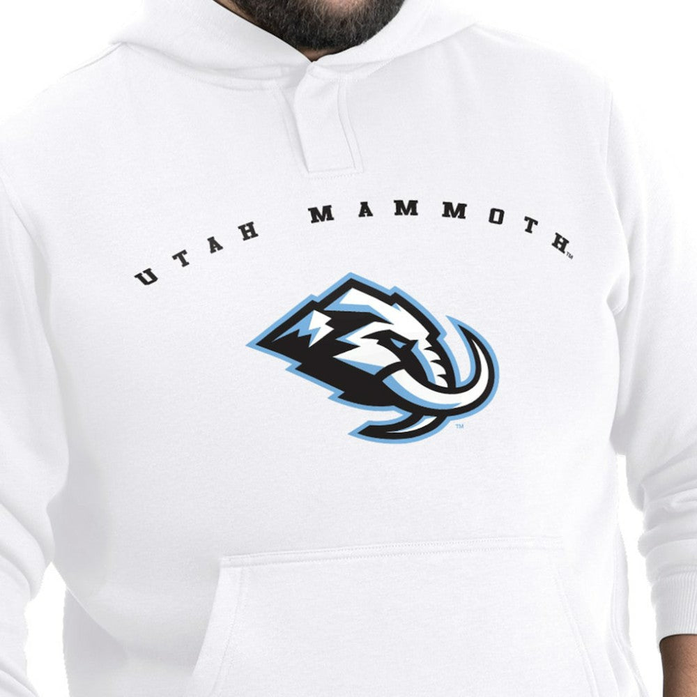 NHL White Utah Mammoth G-III Sports by Carl Banks Adaptive Classic Team Arc Fleece Hoodie