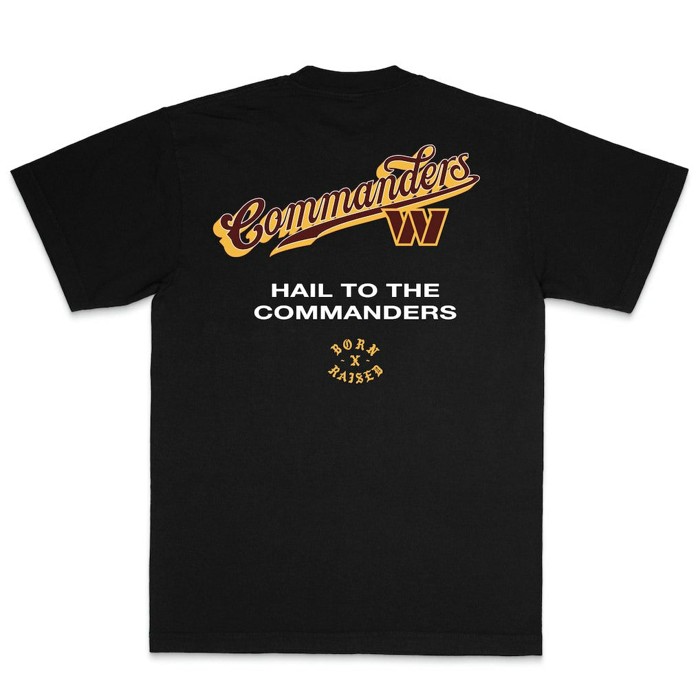 Born x Raised Unisex Pro Script T-Shirt - Washington Commanders