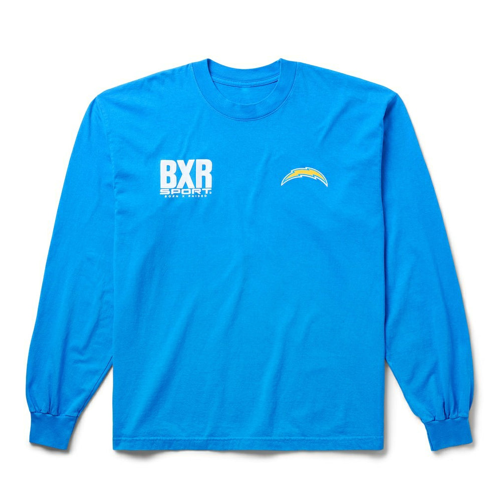 Born x Raised Unisex Long Sleeve Local T-Shirt - Los Angeles Chargers
