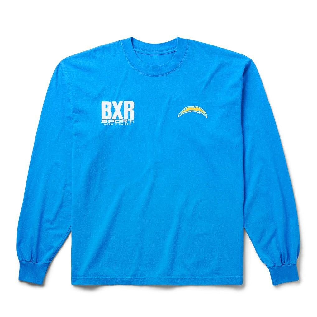 Born x Raised Unisex Long Sleeve Local T-Shirt - Los Angeles Chargers