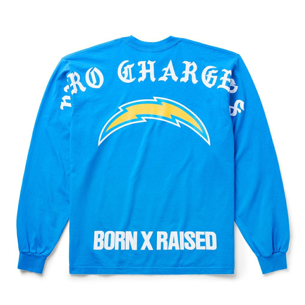 Born x Raised Unisex Long Sleeve Local T-Shirt - Los Angeles Chargers