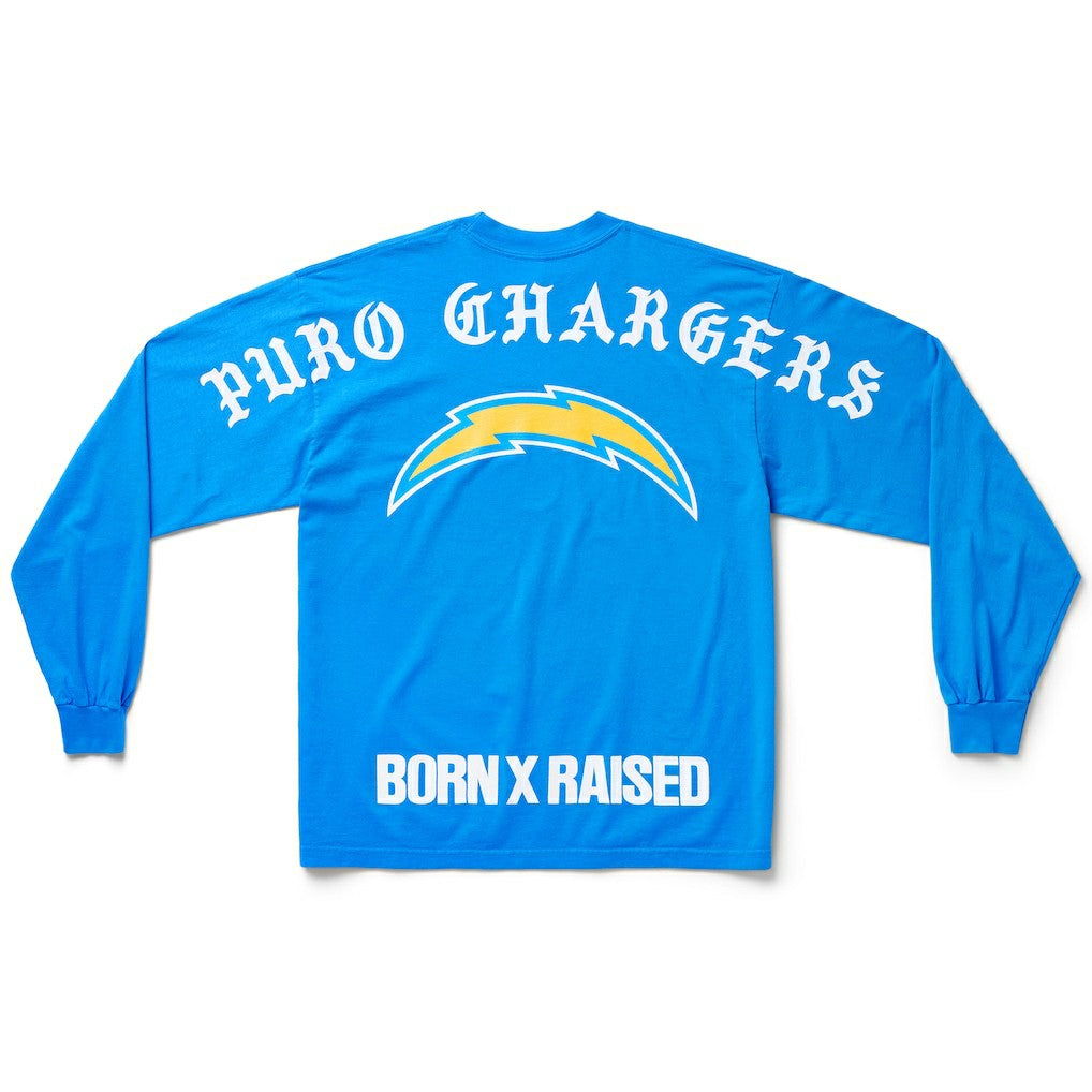 Born x Raised Unisex Long Sleeve Local T-Shirt - Los Angeles Chargers