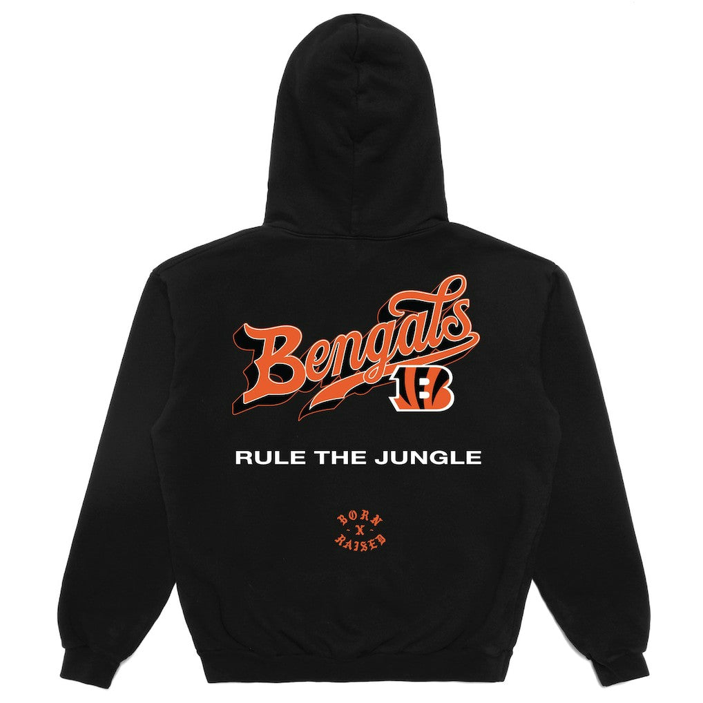 Born x Raised Unisex Pro Script Hoodie - Cincinnati Bengals