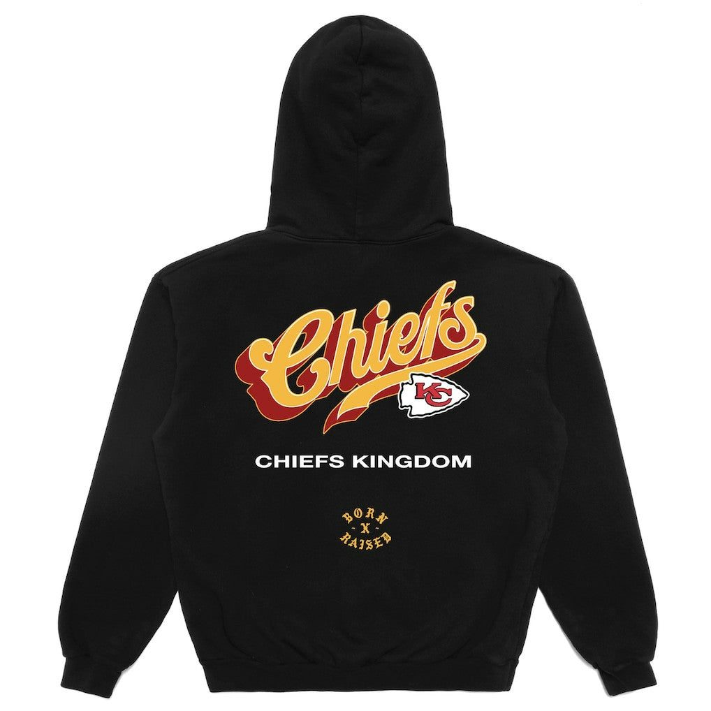 Born x Raised Unisex Pro Script Hoodie - Kansas City Chiefs