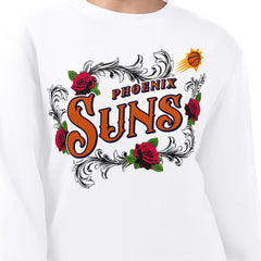 NBA Phoenix Suns G-III 4Her by Carl Banks Women's Roses Fleece Tri-Blend Sweatshirt