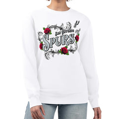 NBA San Antonio Spurs G-III 4Her by Carl Banks Women's Roses Fleece Tri-Blend Sweatshirt