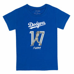 MLB Shohei Ohtani Los Angeles Dodgers Tiny Turnip Youth Kanji Batting Graphic T-Shirt