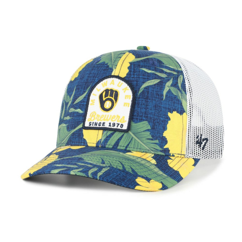 MLB Milwaukee Brewers '47 Beachside Adjustable Trucker Hat