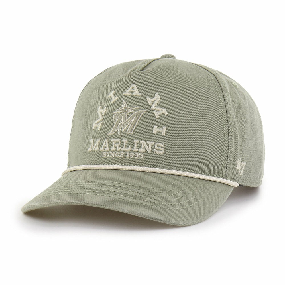 MLB Miami Marlins '47 Canyon Ranchero Hitch Adjustable Hat