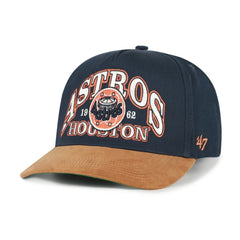 MLB Houston Astros '47 Cooperstown Break Wood Suede Hitch Adjustable Hat