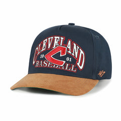 MLB Cleveland Guardians '47 Cooperstown Break Wood Suede Hitch Adjustable Hat