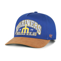 MLB Seattle Mariners '47 Cooperstown Break Wood Suede Hitch Adjustable Hat