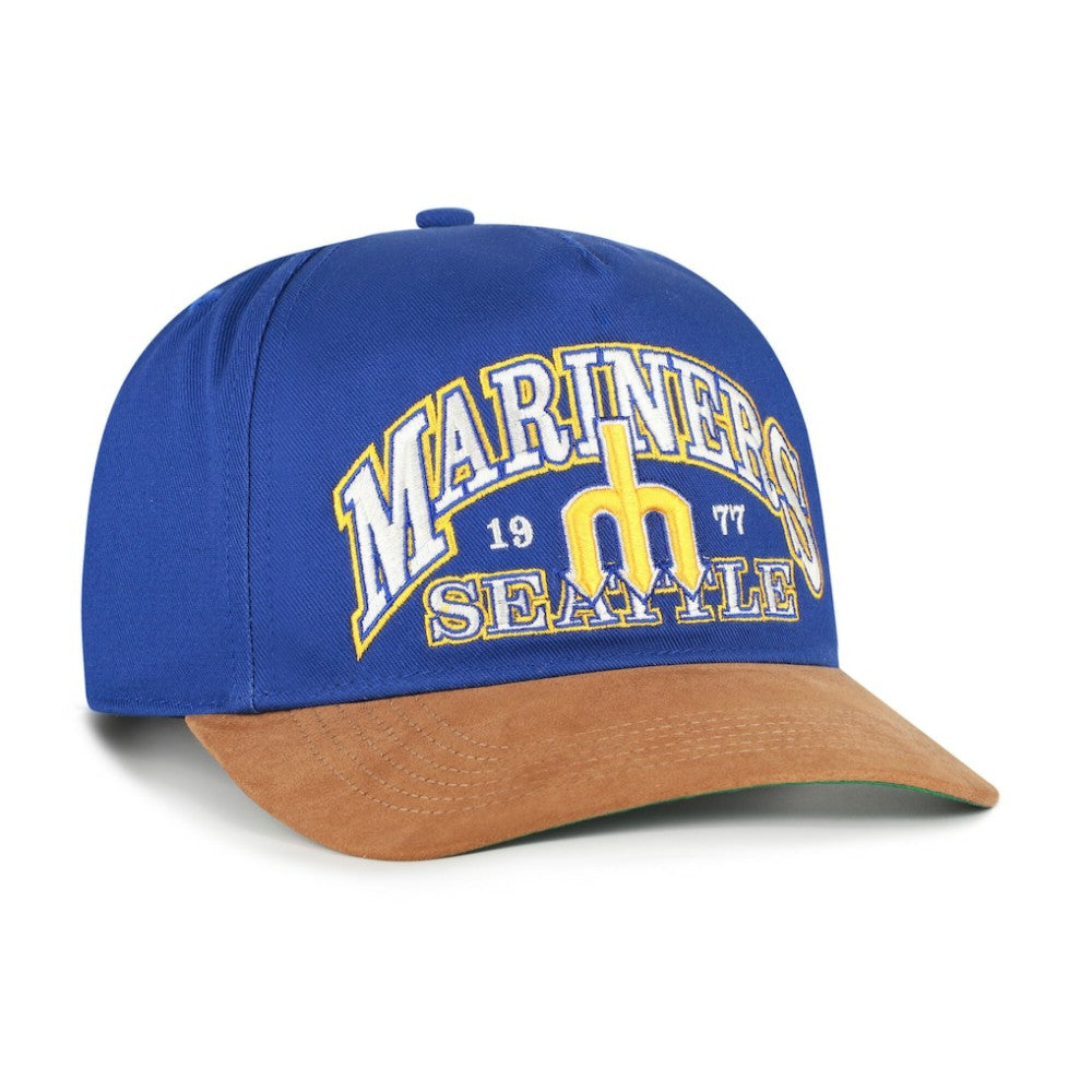 MLB Seattle Mariners '47 Cooperstown Break Wood Suede Hitch Adjustable Hat