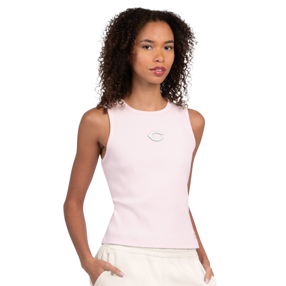MLB Cincinnati Reds Starter Women's Pastels Ribbed Tank Top