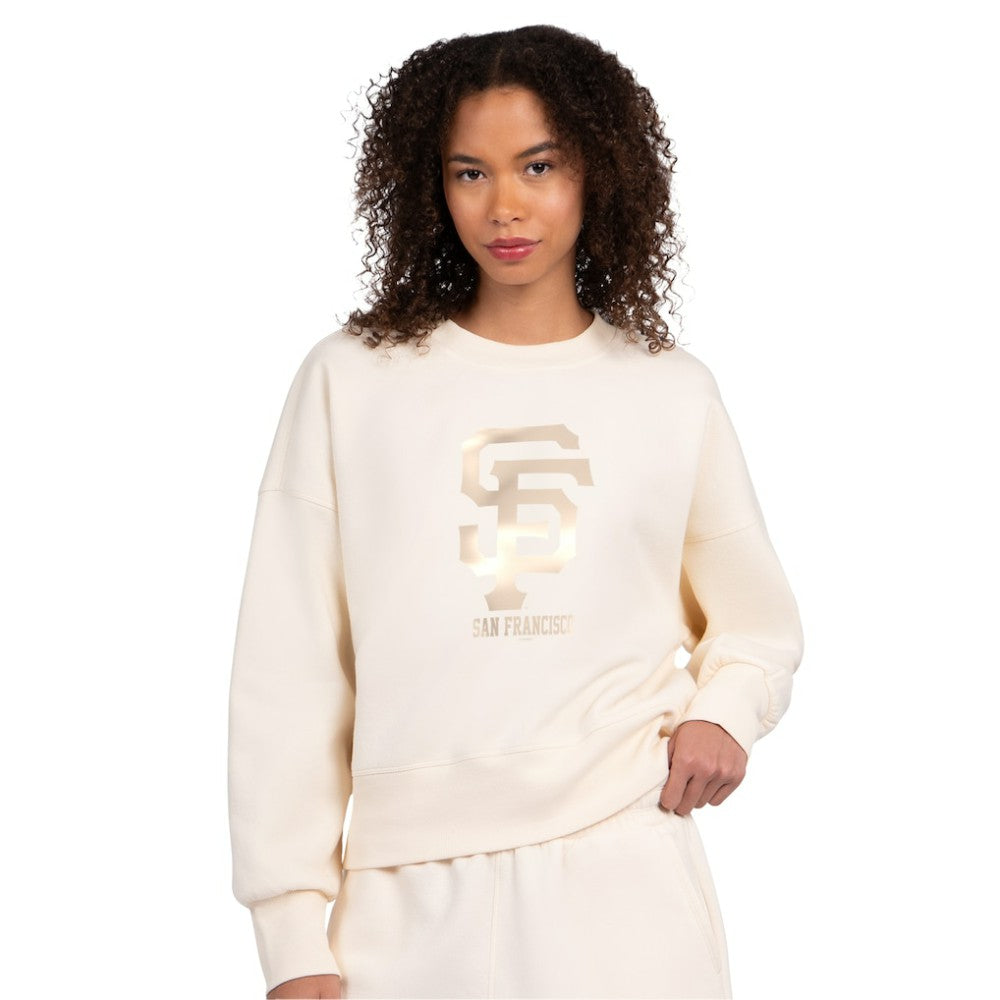 MLB San Francisco Giants Starter Women's Pastels Boxy Fleece Sweatshirt