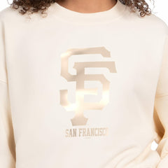 MLB San Francisco Giants Starter Women's Pastels Boxy Fleece Sweatshirt