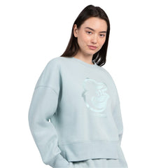 MLB Baltimore Orioles Starter Women's Pastels Boxy Fleece Sweatshirt