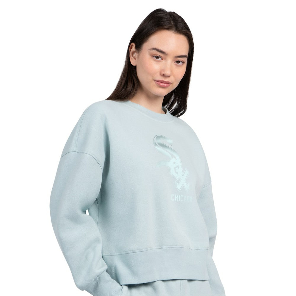 MLB Chicago White Sox Starter Women's Pastels Boxy Fleece Sweatshirt