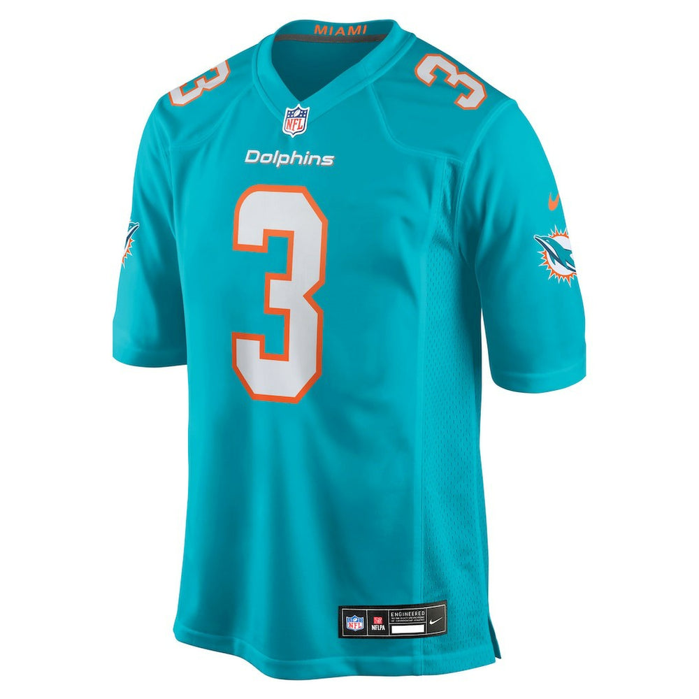 K.J. Britt  Team Game Jersey - Miami Dolphins