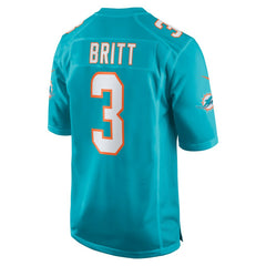 K.J. Britt  Team Game Jersey - Miami Dolphins