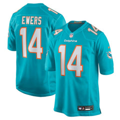 Quinn Ewers  Team Game Jersey - Miami Dolphins