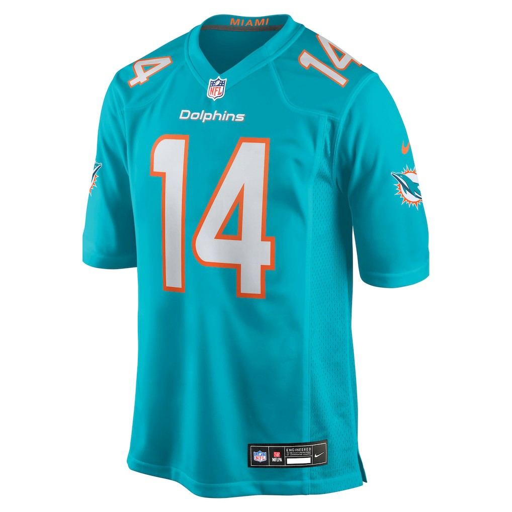 Quinn Ewers  Team Game Jersey - Miami Dolphins