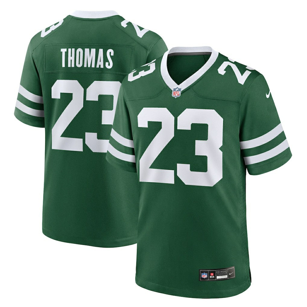 Azareye'h Thomas  Team Game Jersey - New York Jets