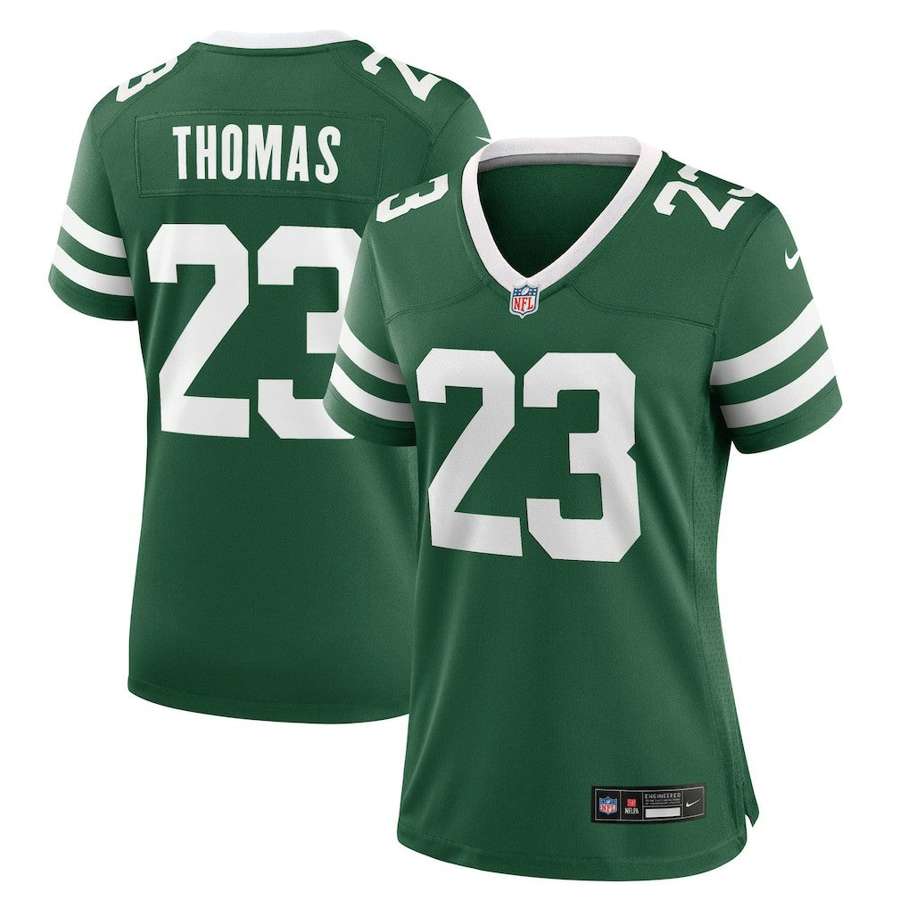 Azareye'h Thomas  Women's Team Game Jersey - New York Jets