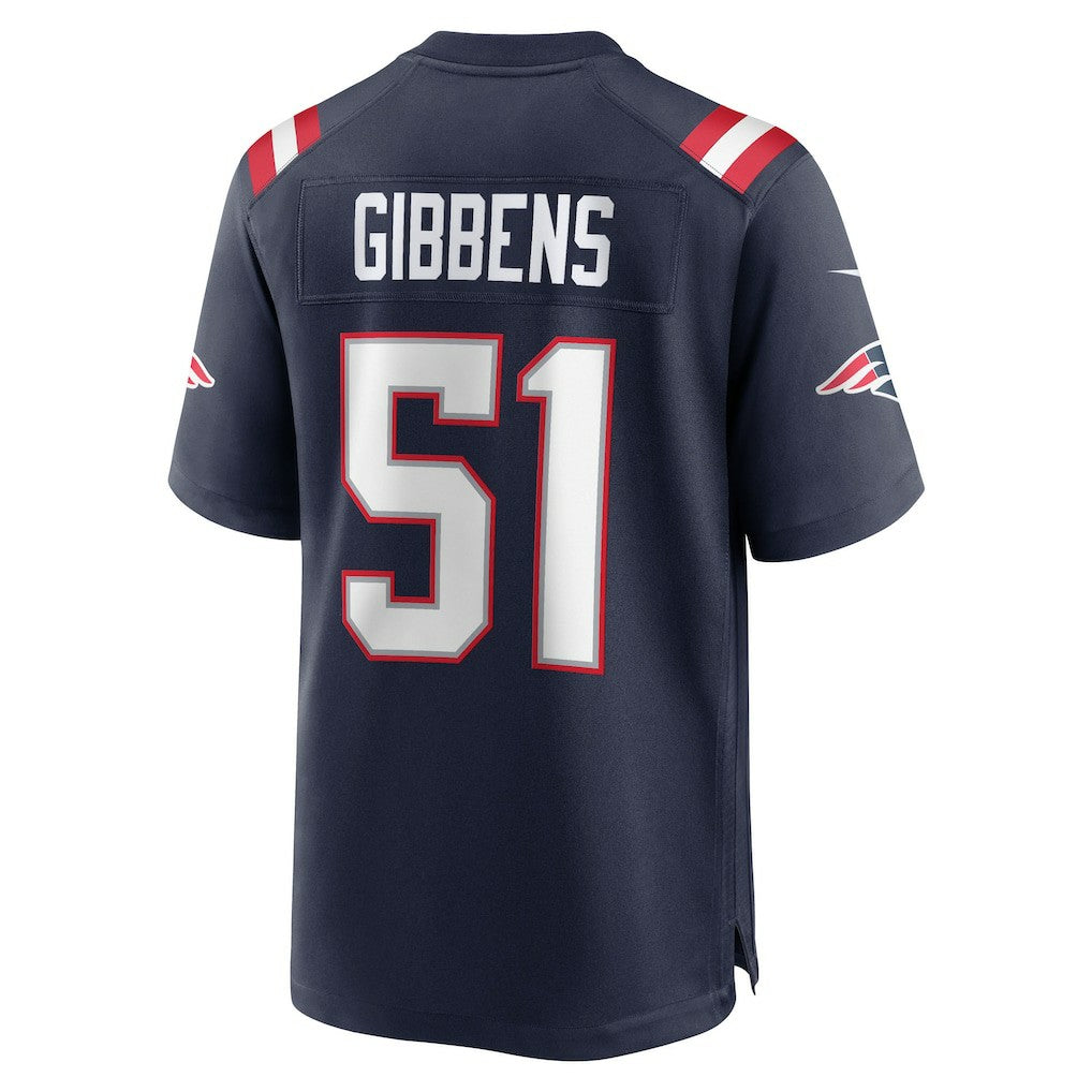 Jack Gibbens  Team Game Jersey - New England Patriots