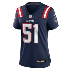 Jack Gibbens  Women's Team Game Jersey - New England Patriots