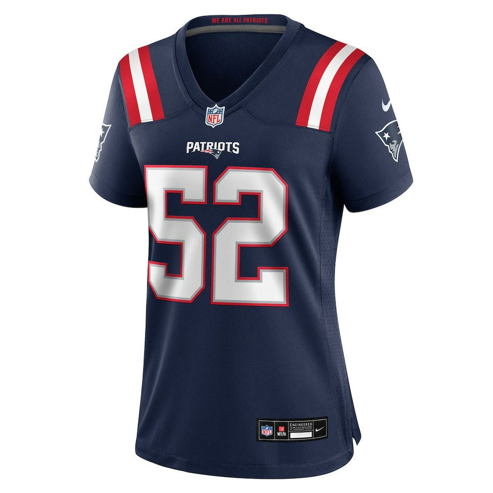 Marcus Bryant  Women's Team Game Jersey - New England Patriots