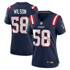 Jared Wilson  Women's Team Game Jersey - New England Patriots