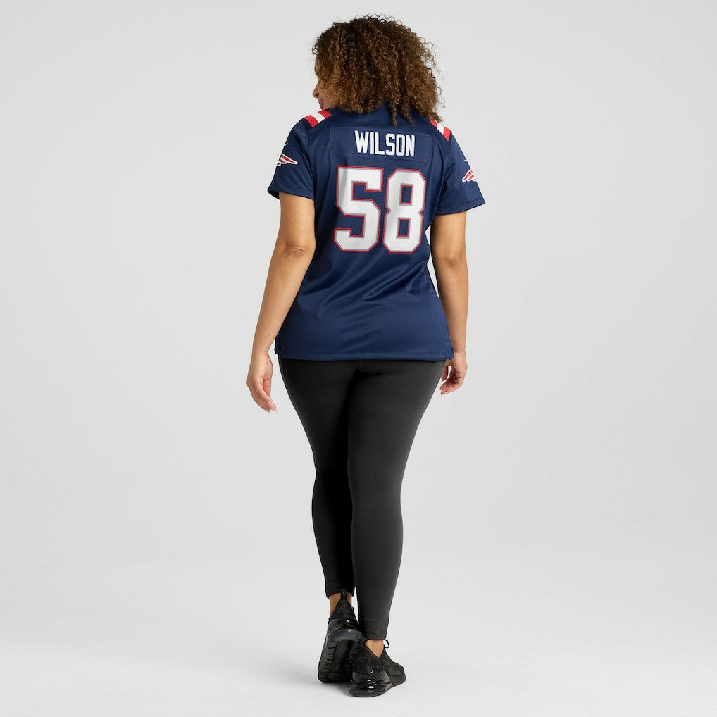 Jared Wilson  Women's Team Game Jersey - New England Patriots