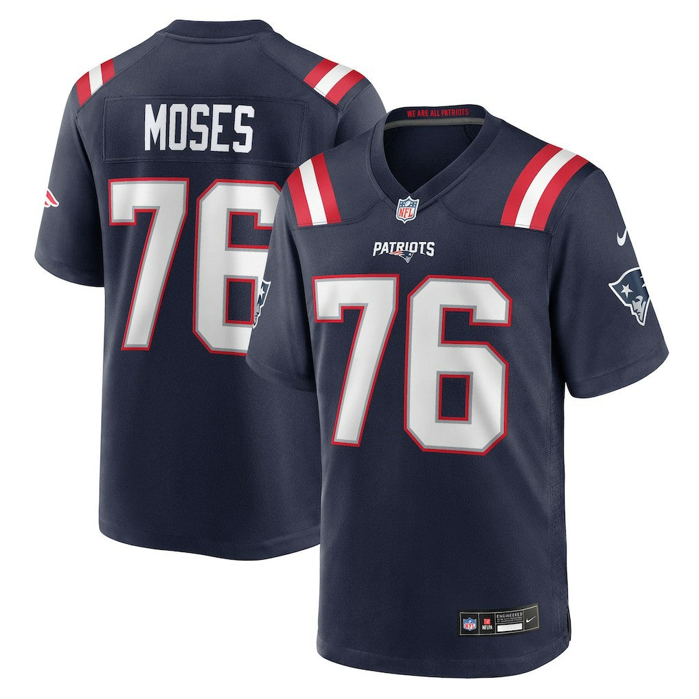Morgan Moses  Team Game Jersey - New England Patriots