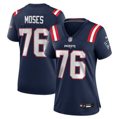 Morgan Moses  Women's Team Game Jersey - New England Patriots