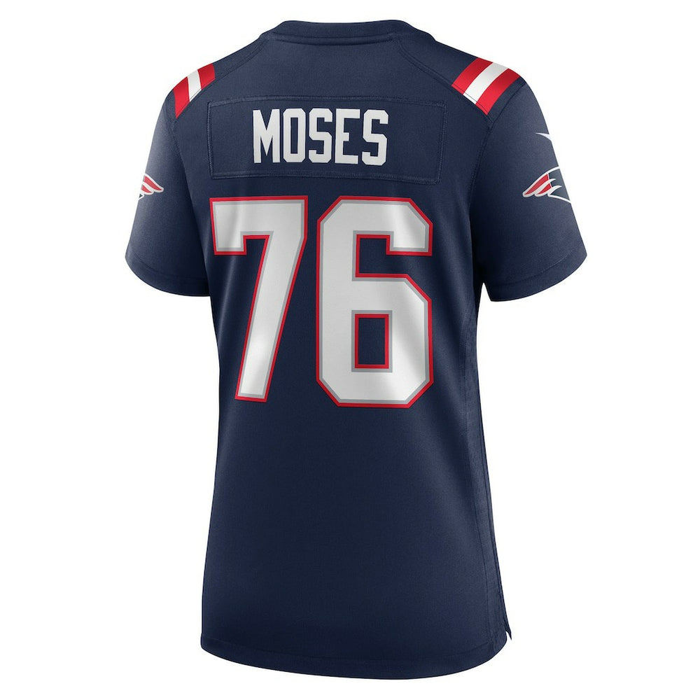 Morgan Moses  Women's Team Game Jersey - New England Patriots
