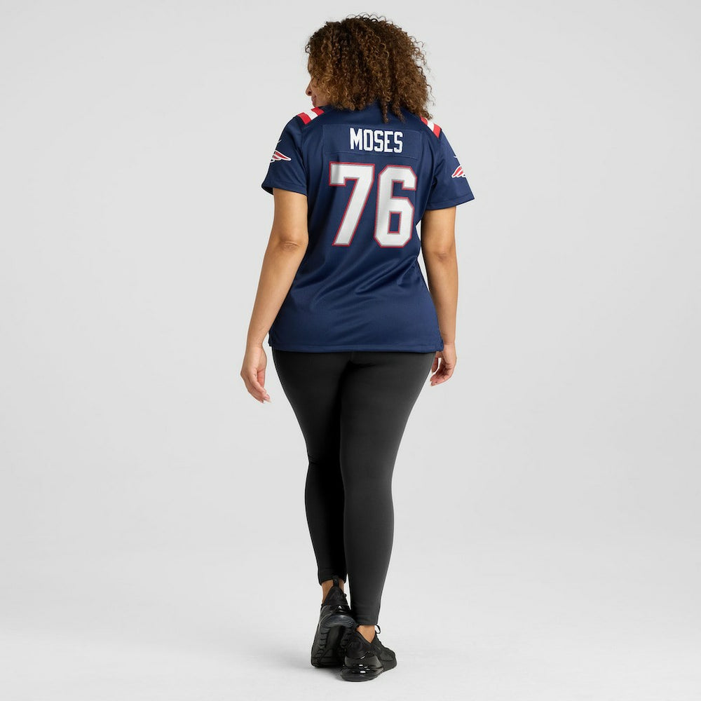 Morgan Moses  Women's Team Game Jersey - New England Patriots
