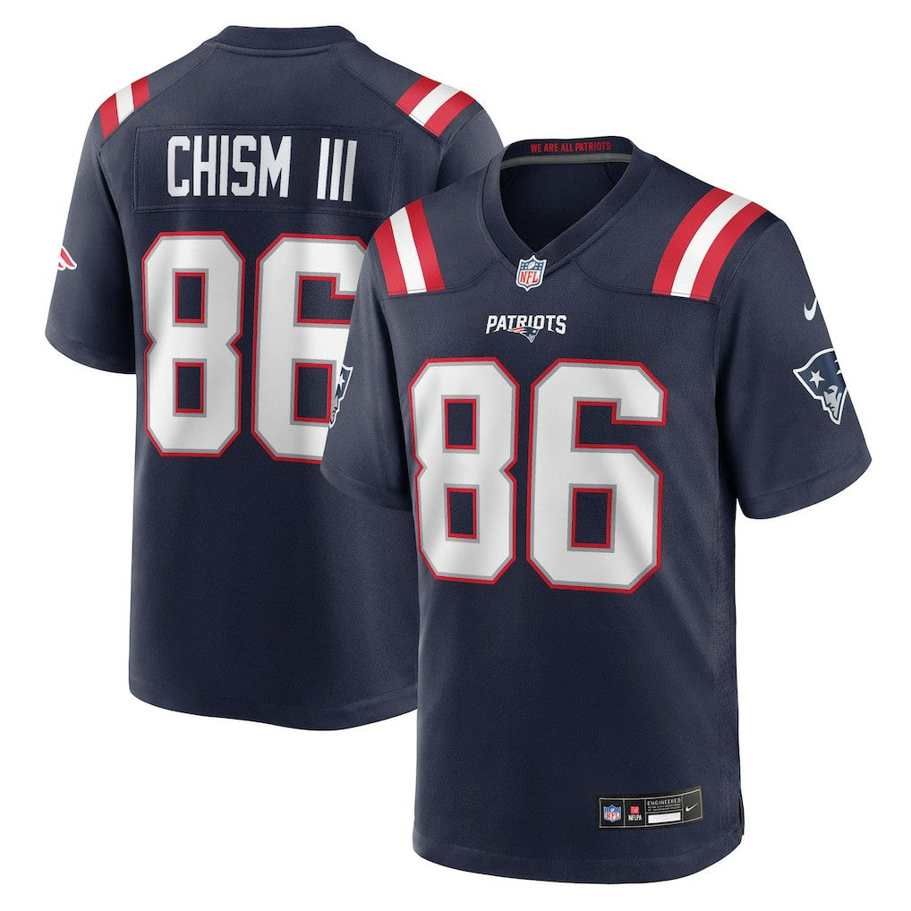 Efton Chism III  Team Game Jersey - New England Patriots