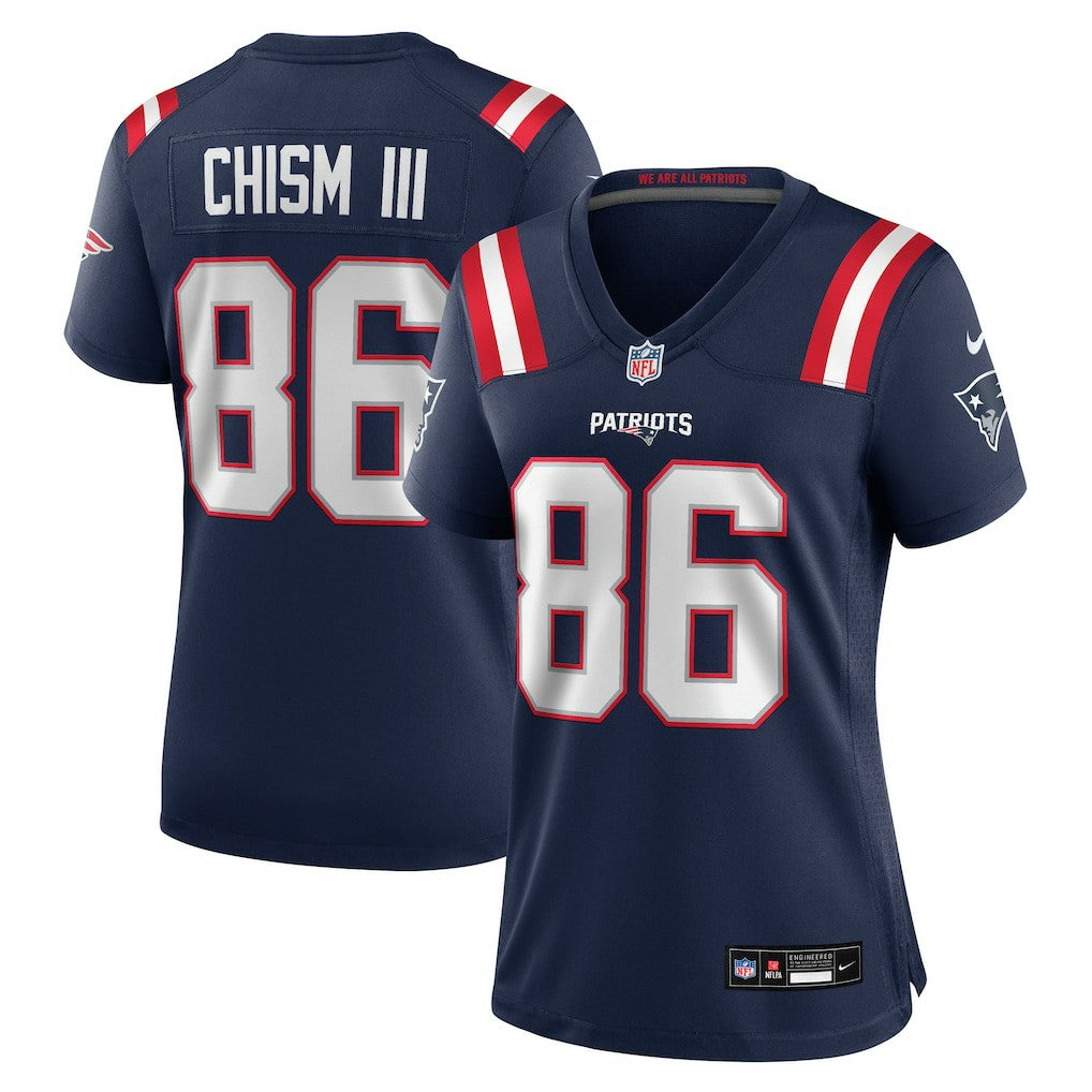 Efton Chism III  Women's Team Game Jersey - New England Patriots