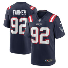 Joshua Farmer  Team Game Jersey - New England Patriots