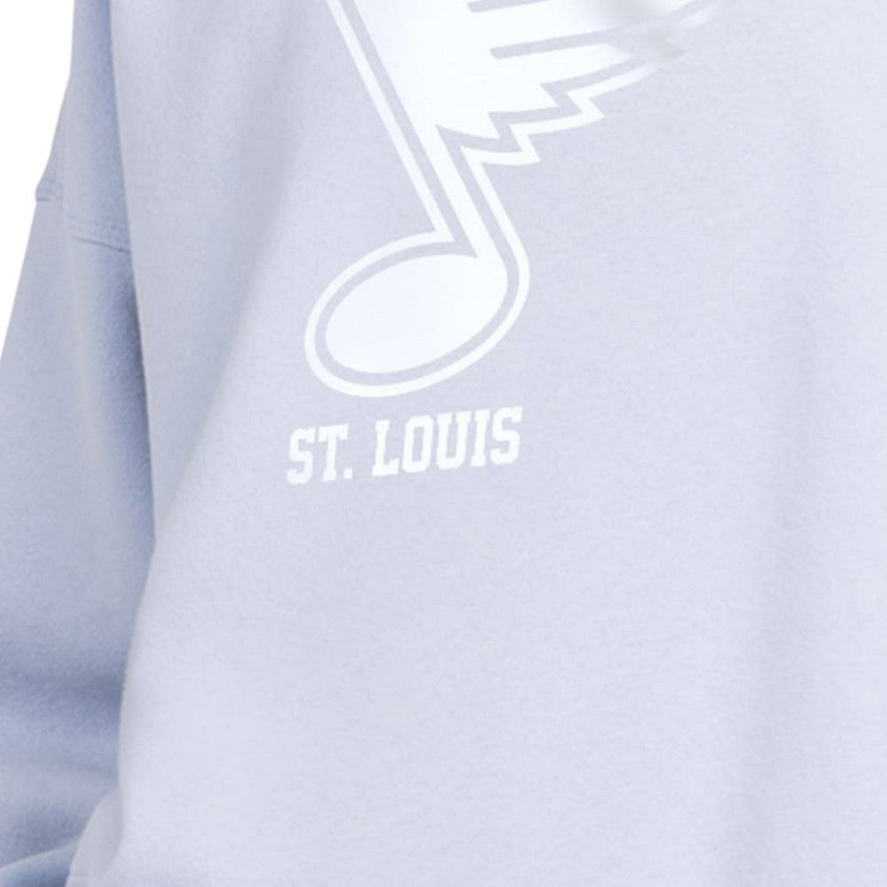 NHL Blue St. Louis Blues Starter Women's Boxy Cropped Sweatshirt